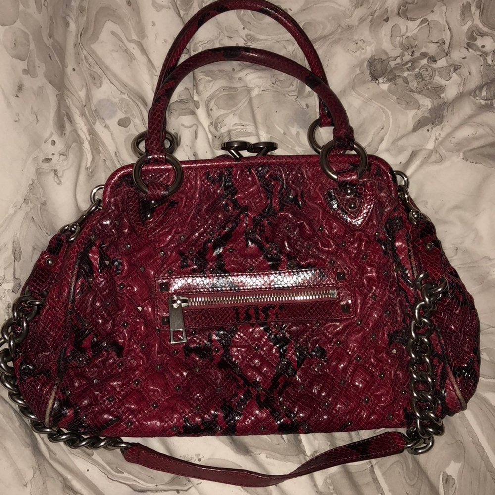 SOLD!!!!!Marc Jacobs Stam Python Bordeaux!